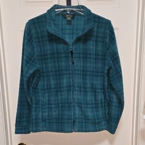 Woolrich Teal Plaid Women's Petite Size M Jacket